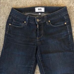 PAIGE Vertugo Ultra Skinny Dark Jeans